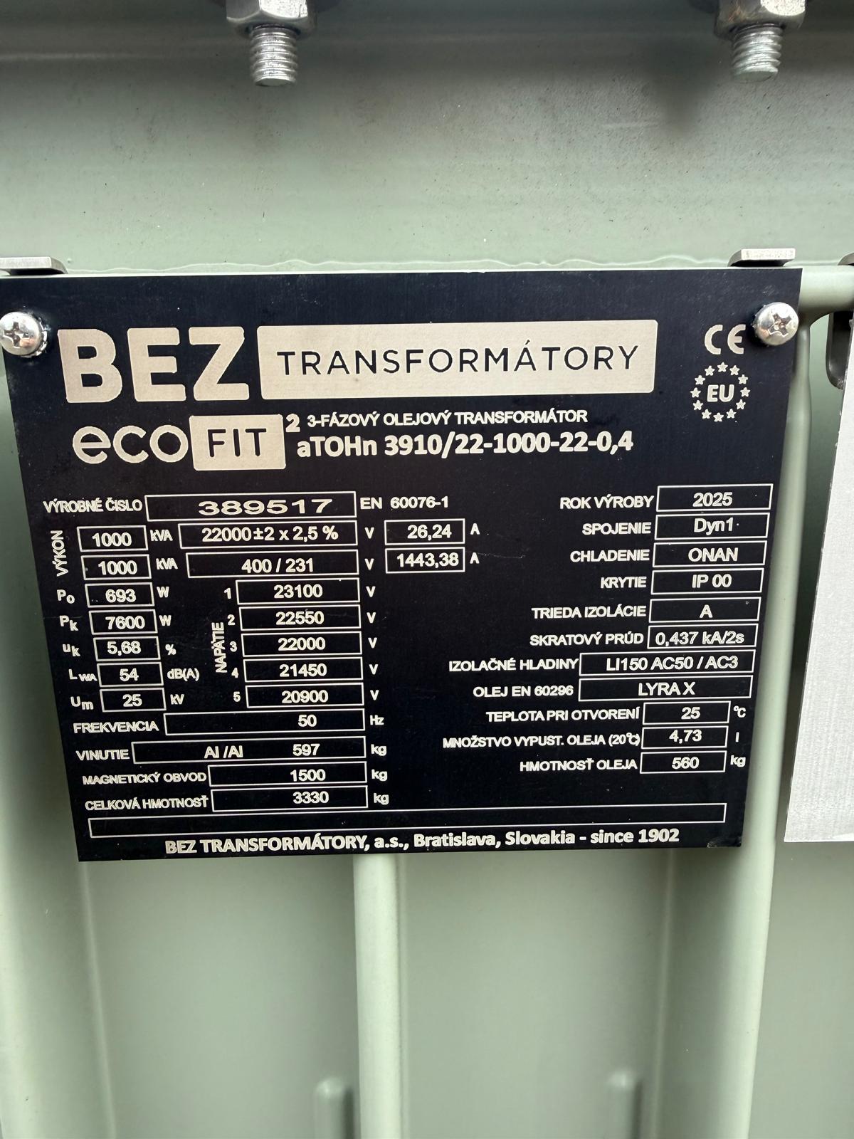 Realizace BelektroB – osazení trafostanice